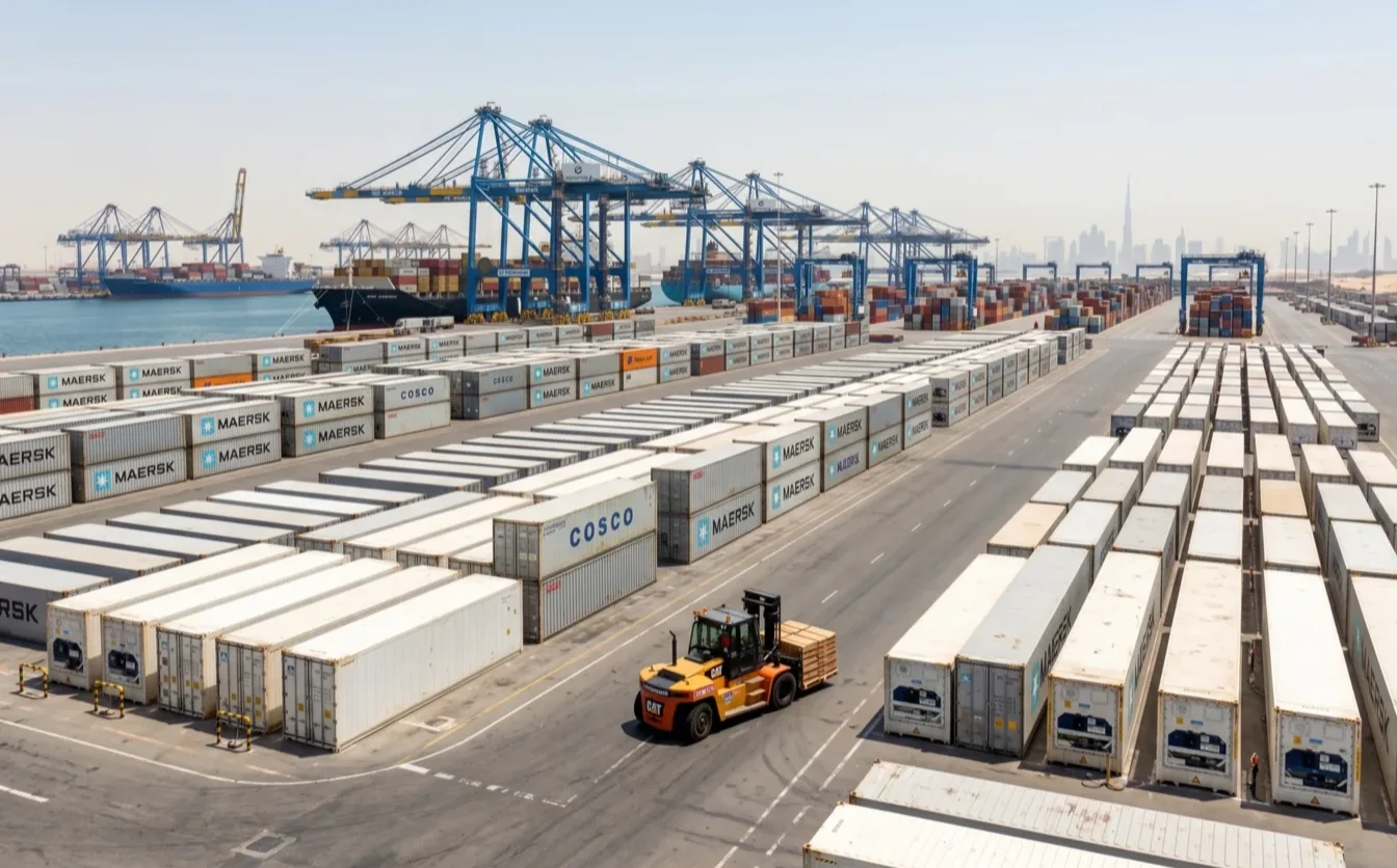Jebel Ali port Dubai — fresh produce container import documentation for UAE and GCC clearance